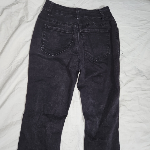 Black Ripped Jeans size 7 - Picture 2 of 2